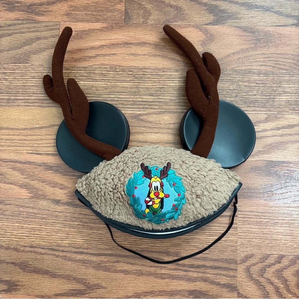 Disney Mickey Ears Hat - Pluto Reindeer Christmas Hat - Picture 2 of 4
